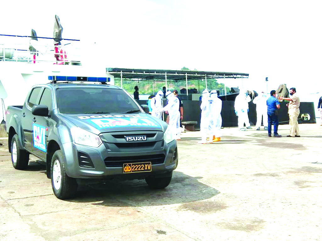 Debarkasi 155 ABK WNI dari Cina Berjalan Lancar